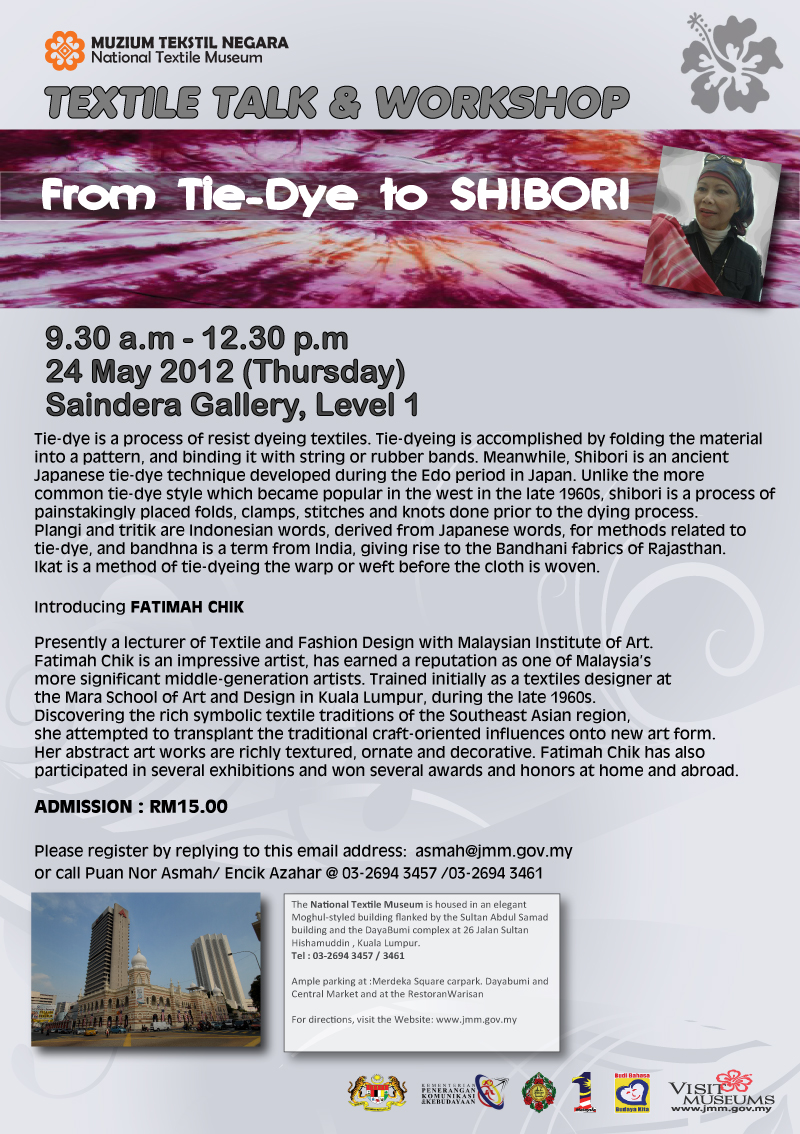 Textile Talk & Workshop - From Tie-Dye To Shibori